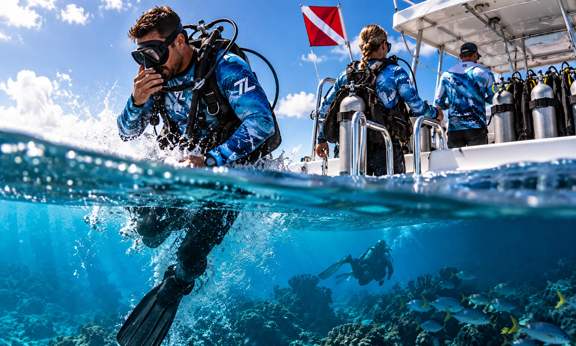 TLS Sports Dive Scuba Hero Toplevel Sportswear Dive & Scuba custom apparel