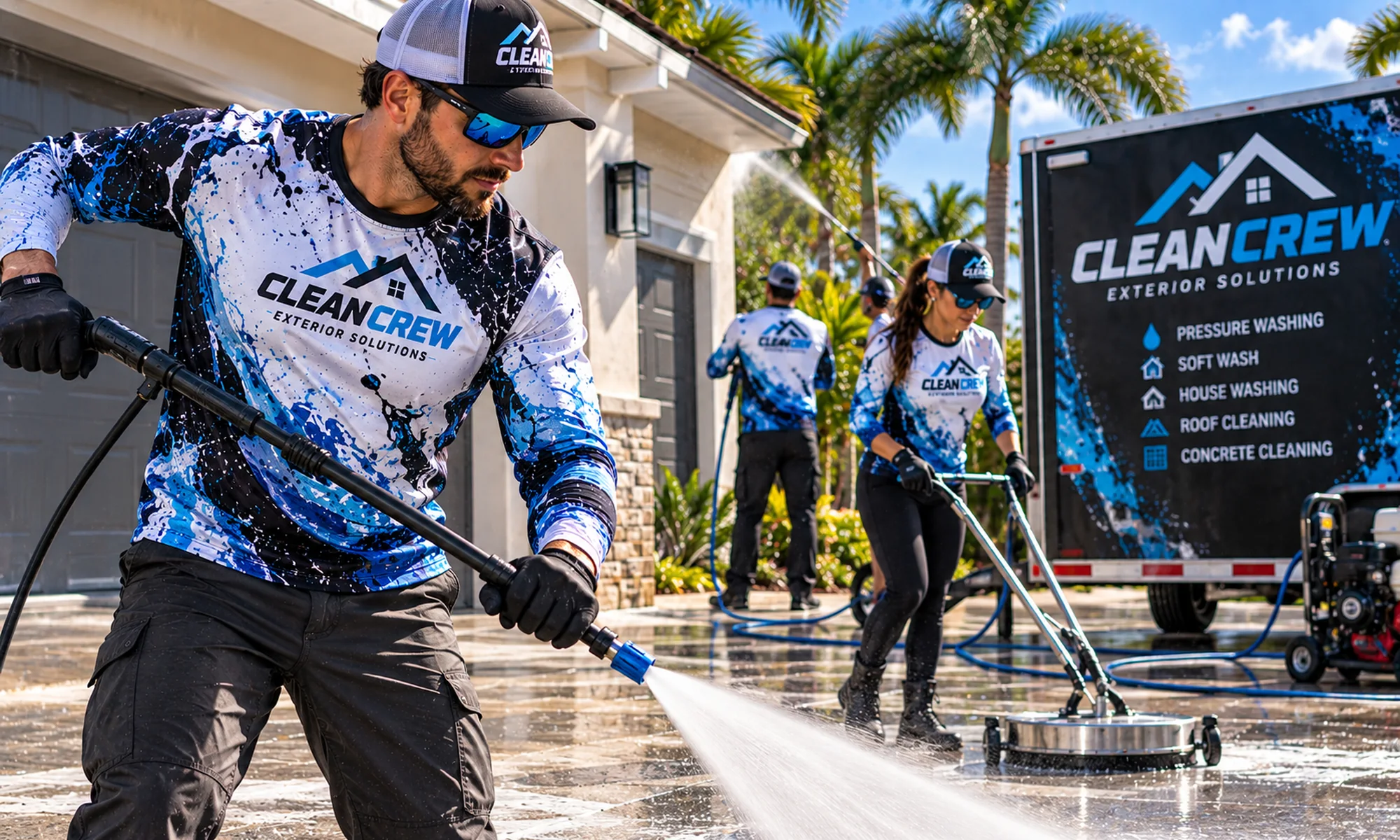 TLS Sports Pressure Washing Hero Toplevel Sportswear Pressure Washing custom apparel